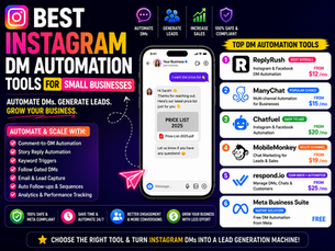 Best Instagram DM Automation Tools for Small Businesses (2025)