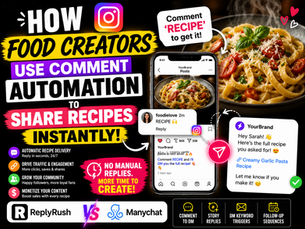 How Food Creators Use Comment Automation to Share Recipes Instantly