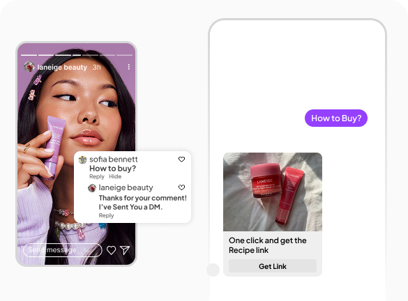 Instagram chatbot features
