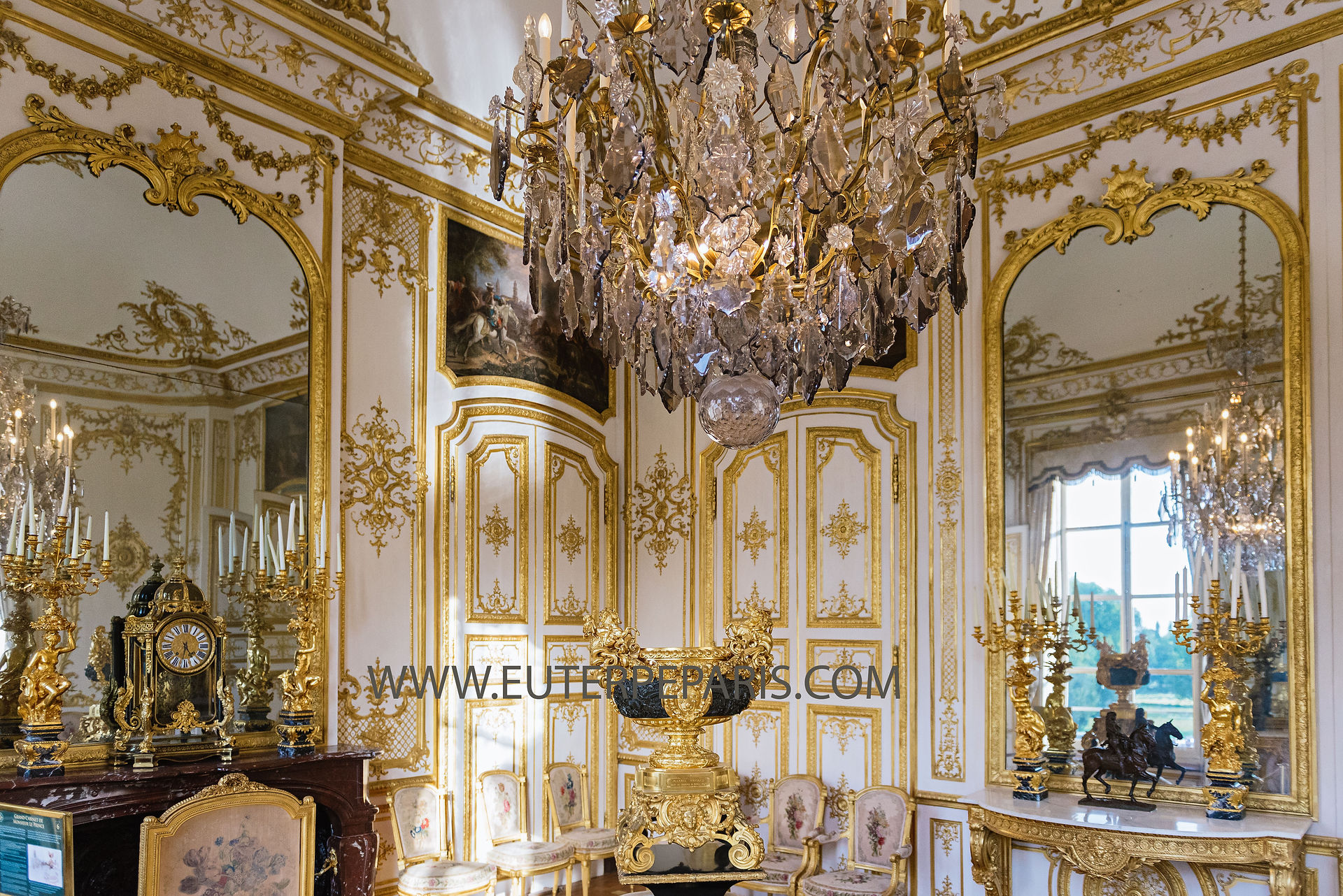 salle, chateau; reception, historique