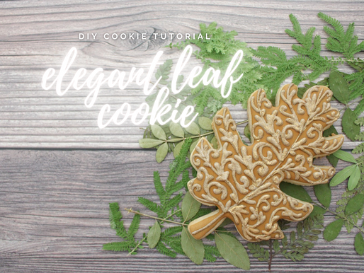 Elegant Leaf Cookie
