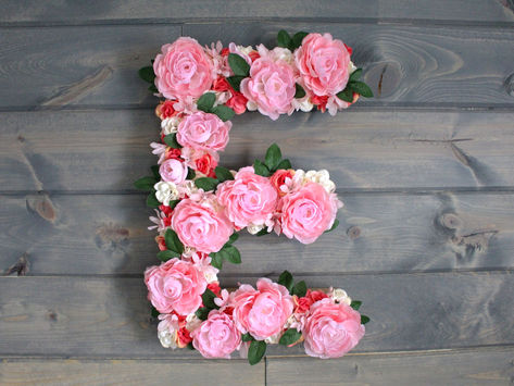 Floral Letter Decor