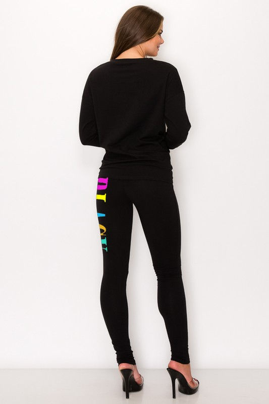 Thumbnail: Black girl magic pant set