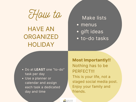 How To Have an Organized Holiday