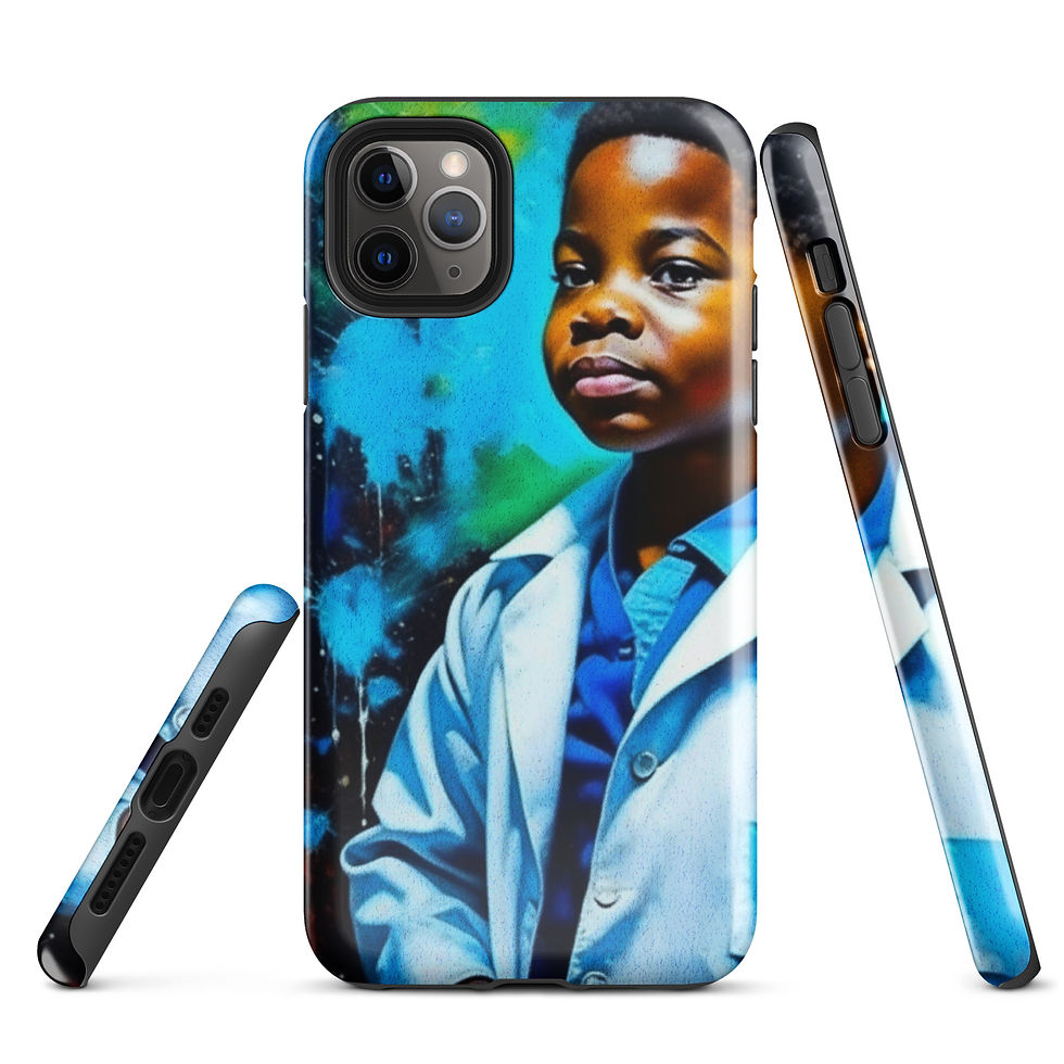 Thumbnail: Tough Case for iPhone® - Young Black Professionals: Boy Doctor