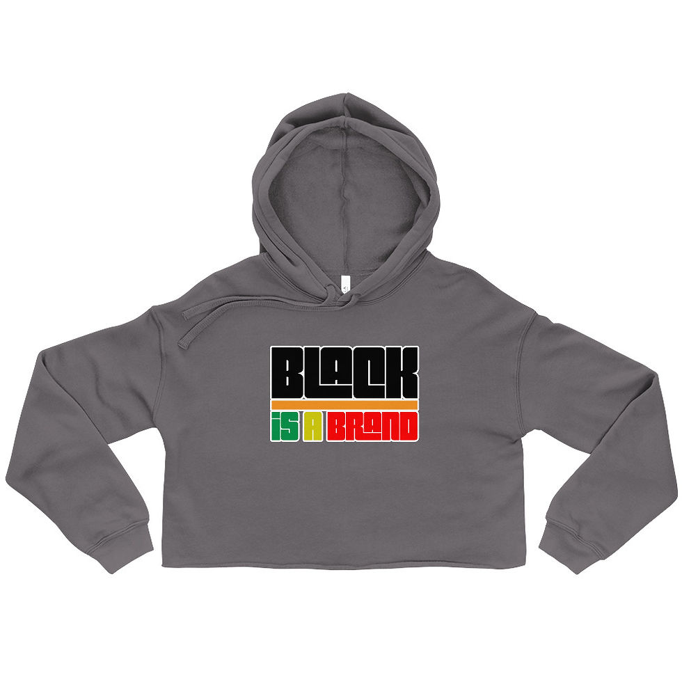 Thumbnail: BLACK IS A BRAND Crop Hoodie