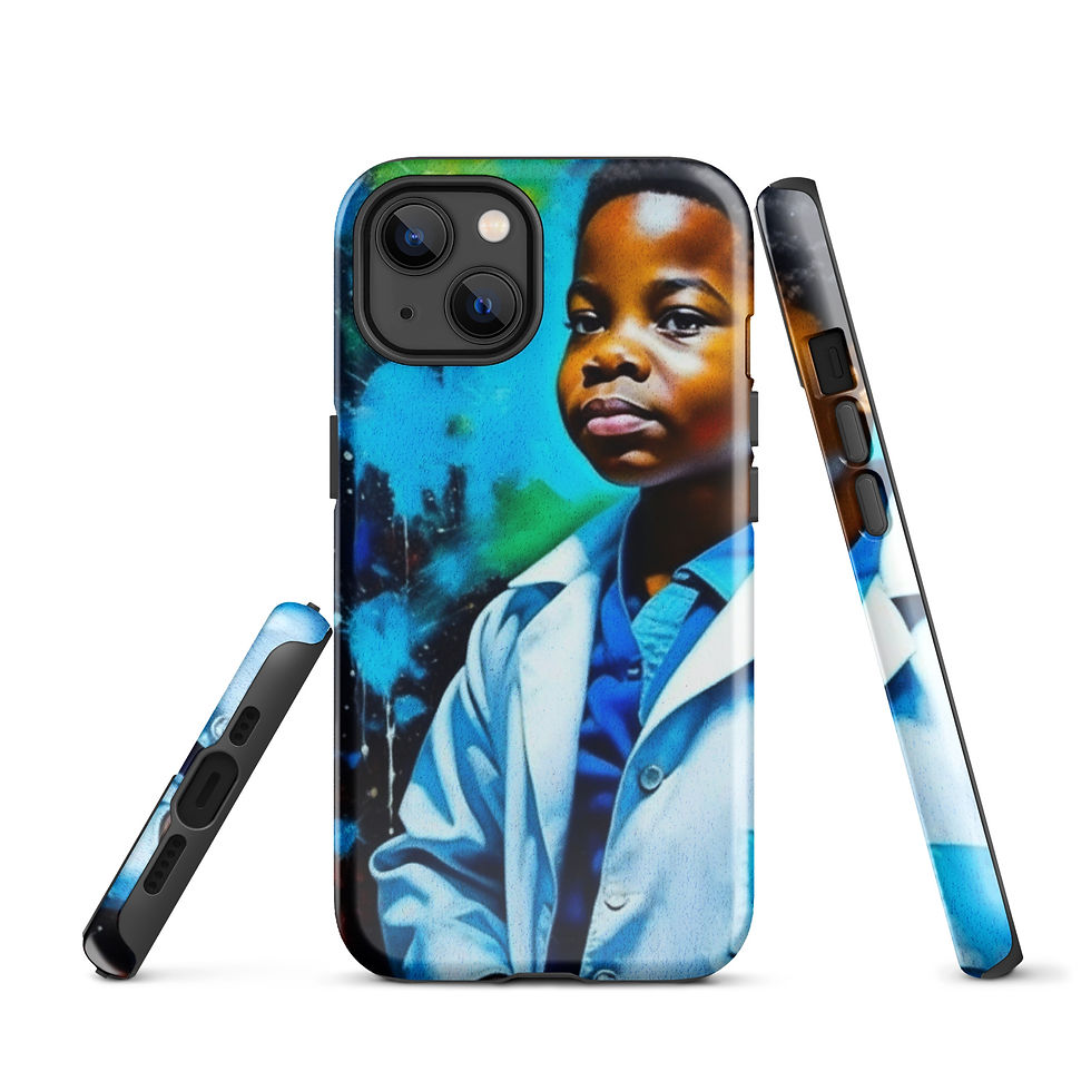 Thumbnail: Tough Case for iPhone® - Young Black Professionals: Boy Doctor