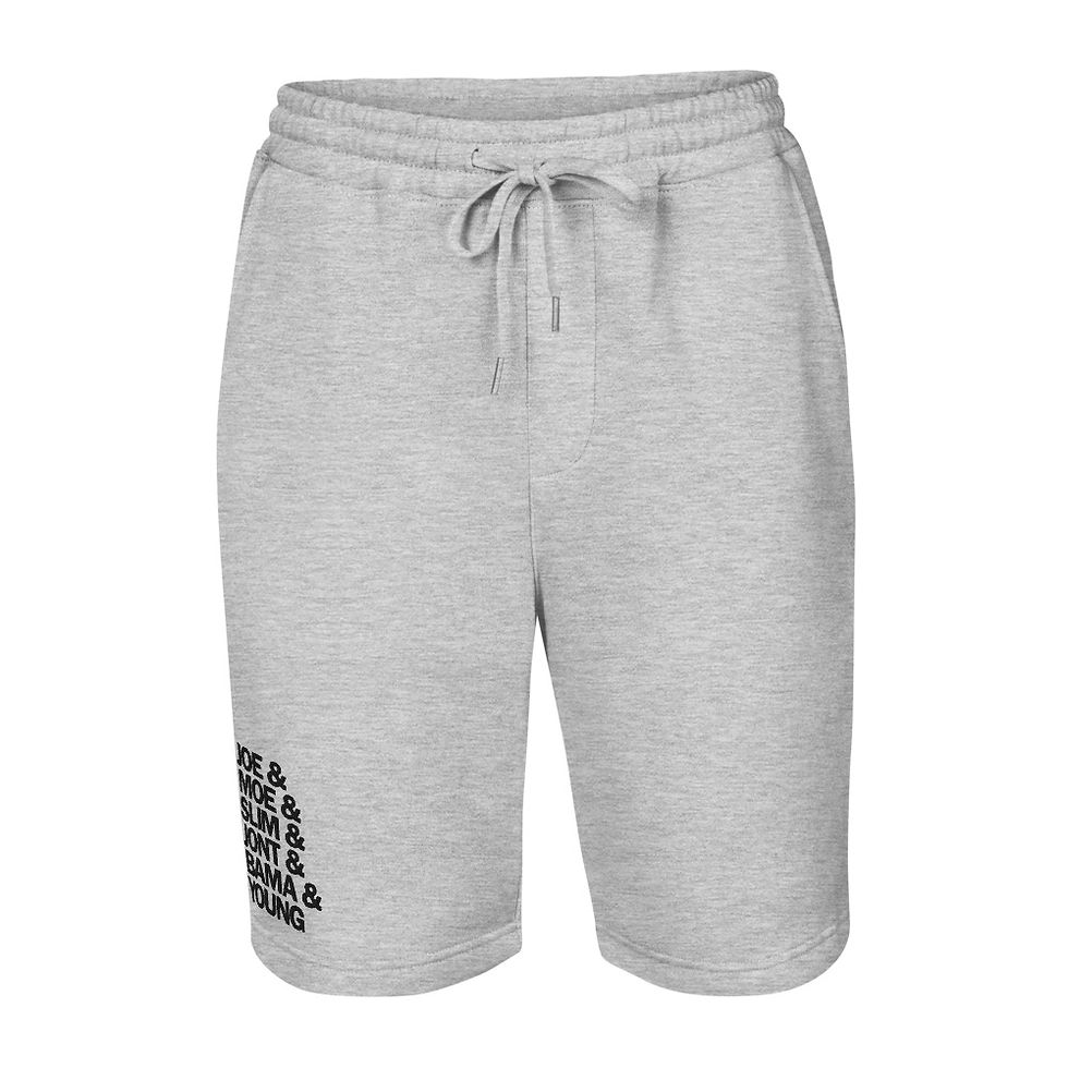 Thumbnail: DC Native Language - gray - Men's fleece shorts
