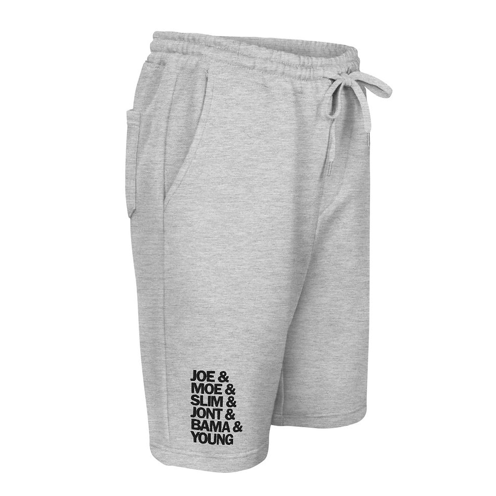 Thumbnail: DC Native Language - gray - Men's fleece shorts