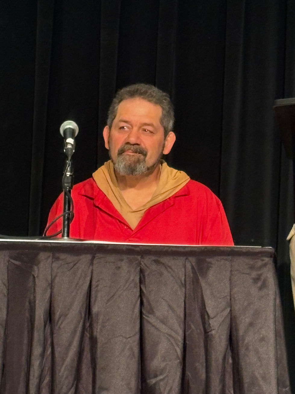 James sharing his story at the IANAPSE Conference