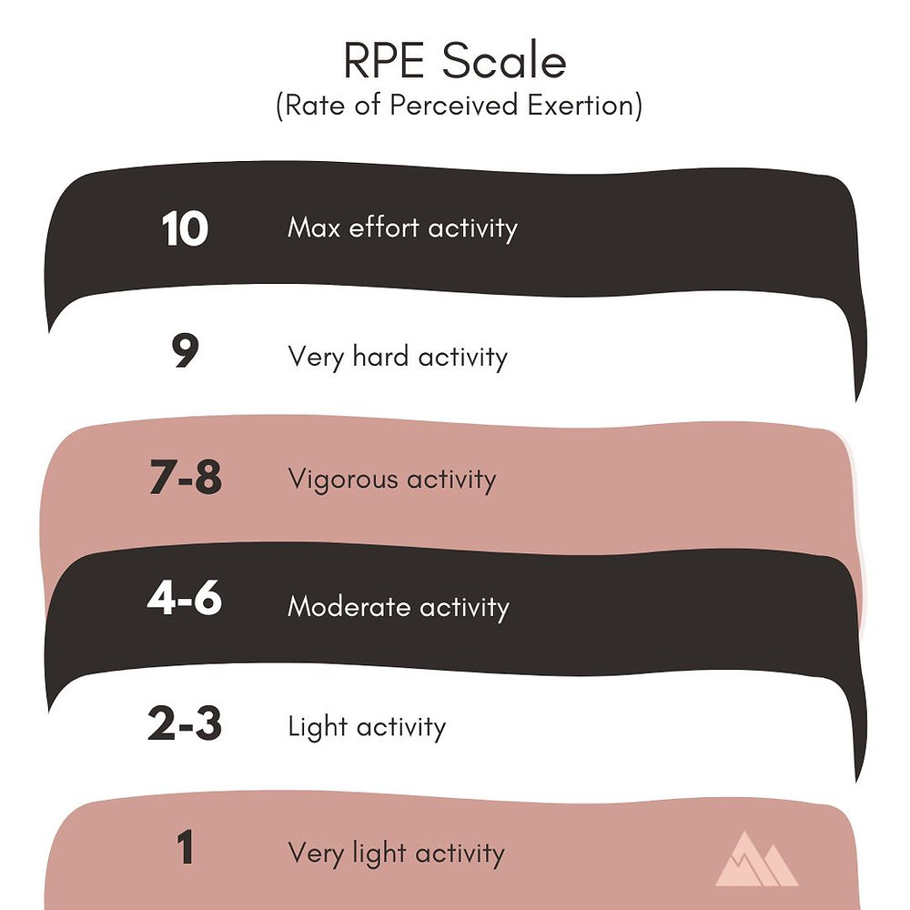 Rpe Rpd Scale Rate of Perceived Exertion (RPE)