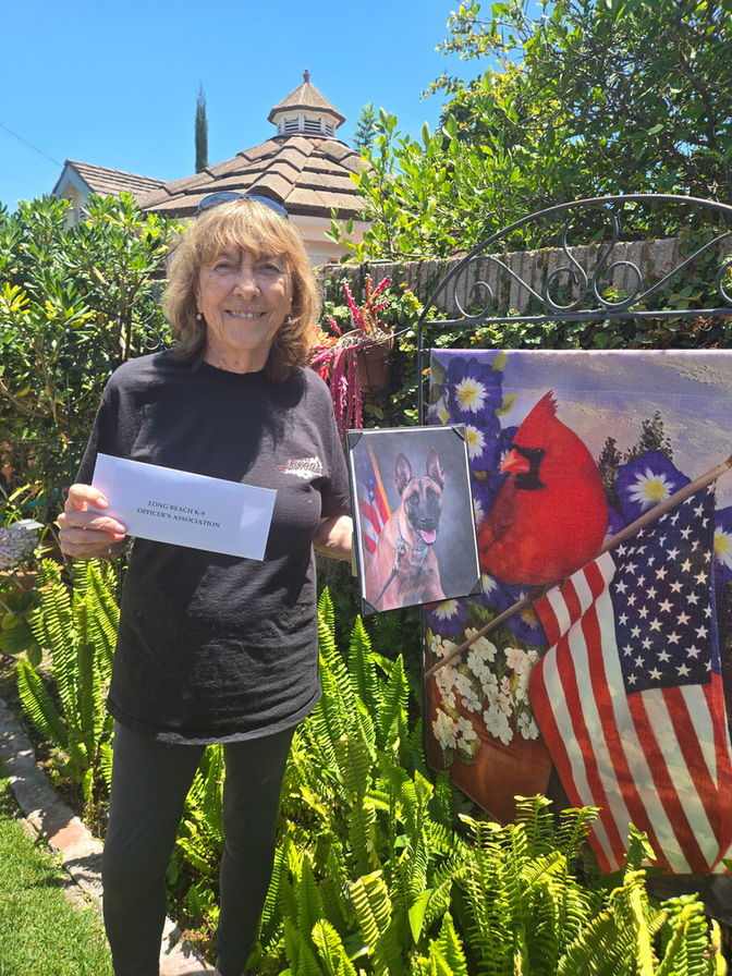 Rossmoor Woman's Club supports Long Beach K-9s