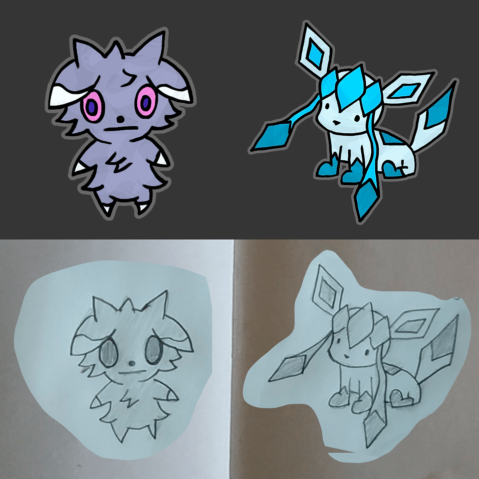 glaceon and espurr