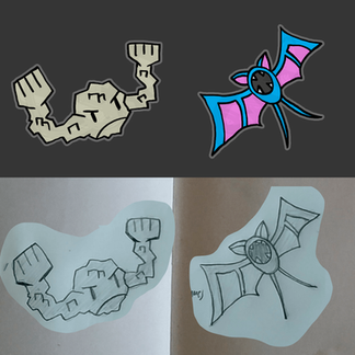 geodude and zubat
