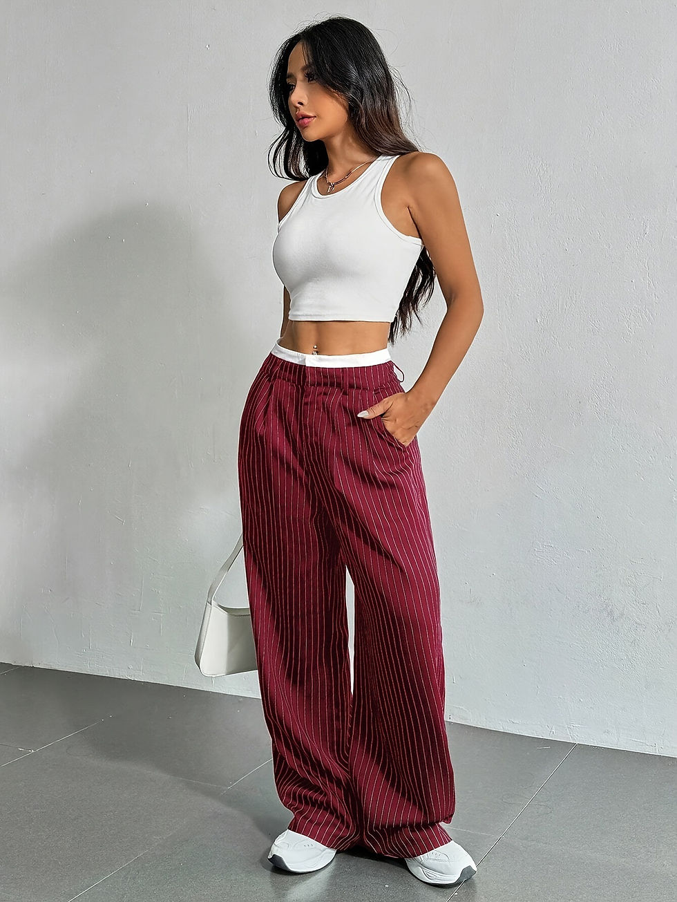 Miniatura: CALÇAS WIDE LEG STRIPED 