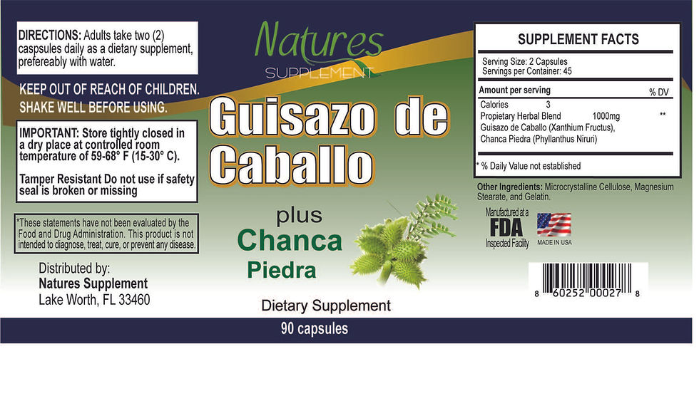 Guisazo de caballo con chanca piedra