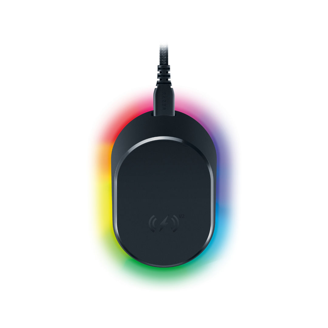 Razer Mouse Dock V2 Pro + Razer Wireless Charging Puck (2026) Bundle