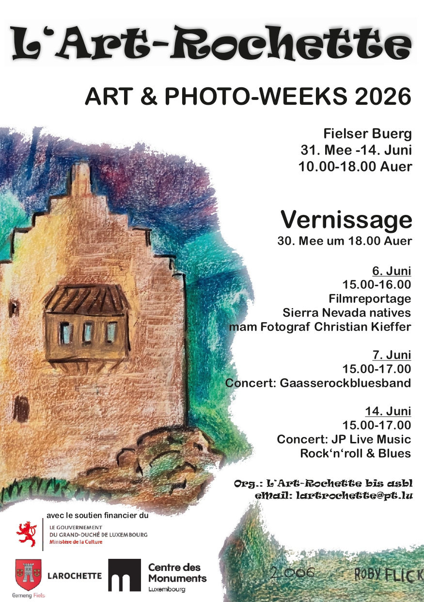 L'Art-Rochette Art & Photo Weeks 2026 @Larochette Castle