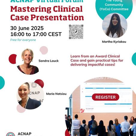 Upcoming ACNAP Virtual Forum and ACNAP Talk