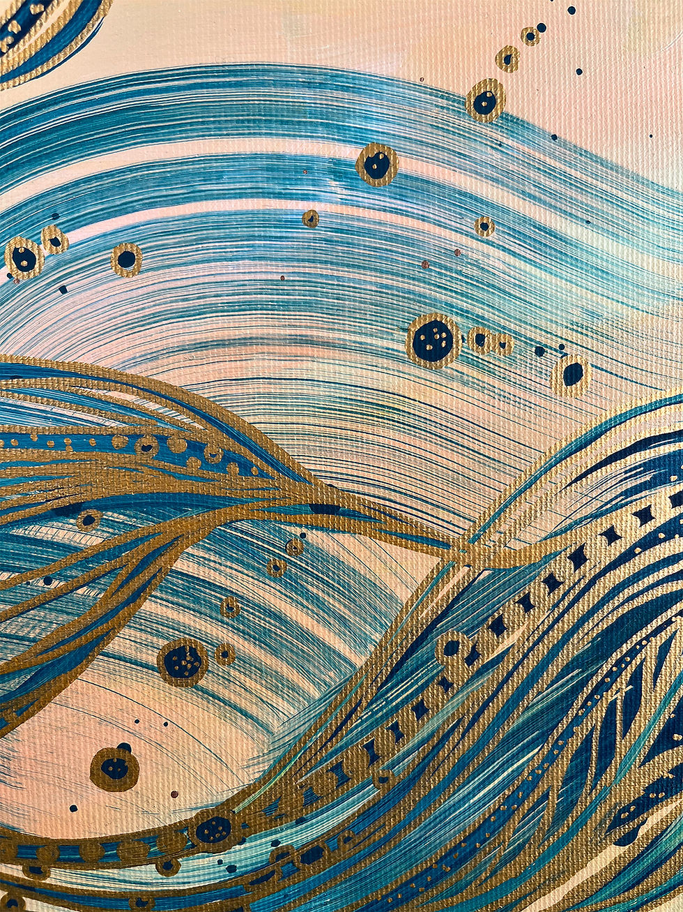 Miniaturbild: "Golden Flow III"