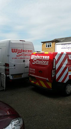 Windscreen services branded vans
