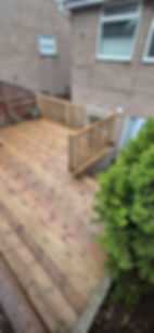 Raised decking