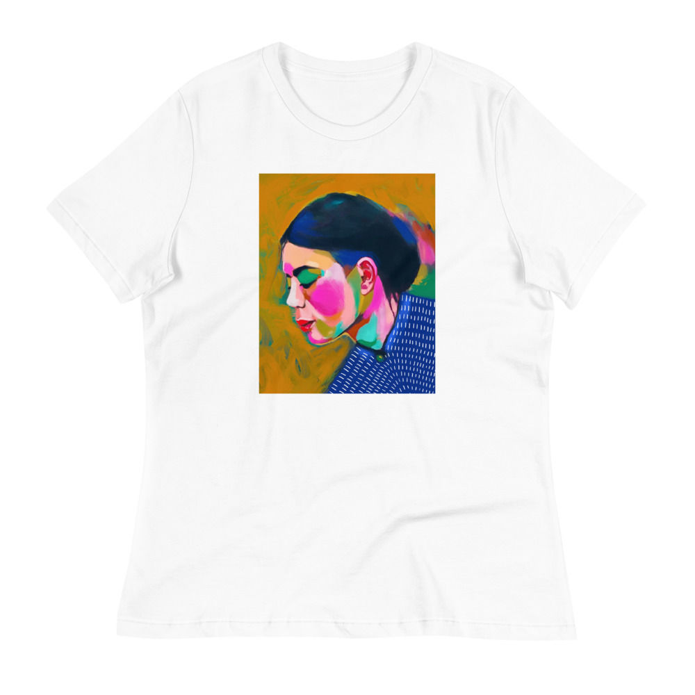 Woman In Blue T-Shirt
