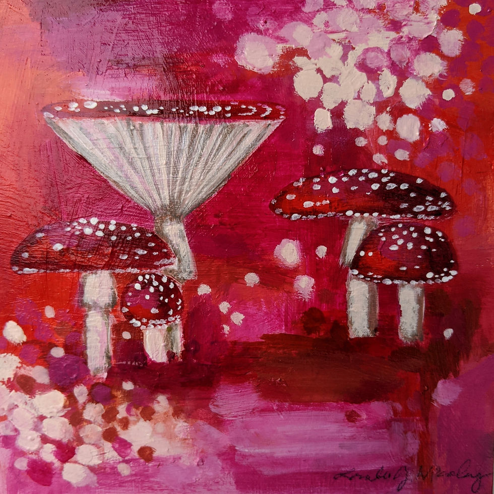 Thumbnail: Mini Mushrooms Pink #5