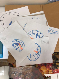 Pupils Clocks.