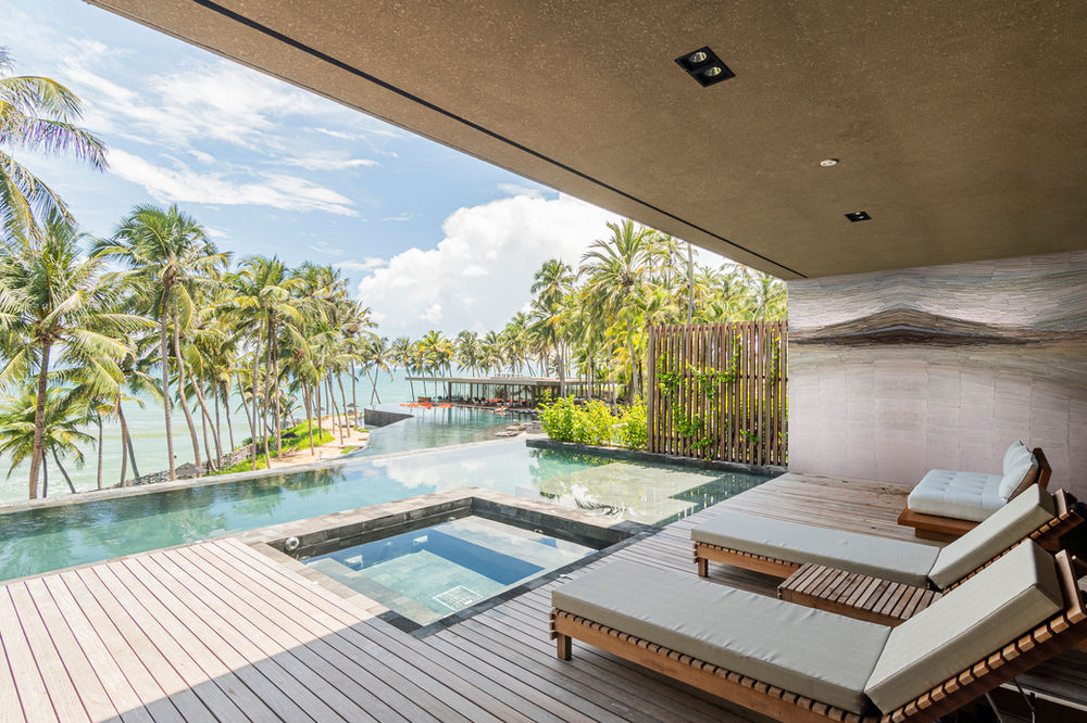 Designing a unique spa interior using feature walls