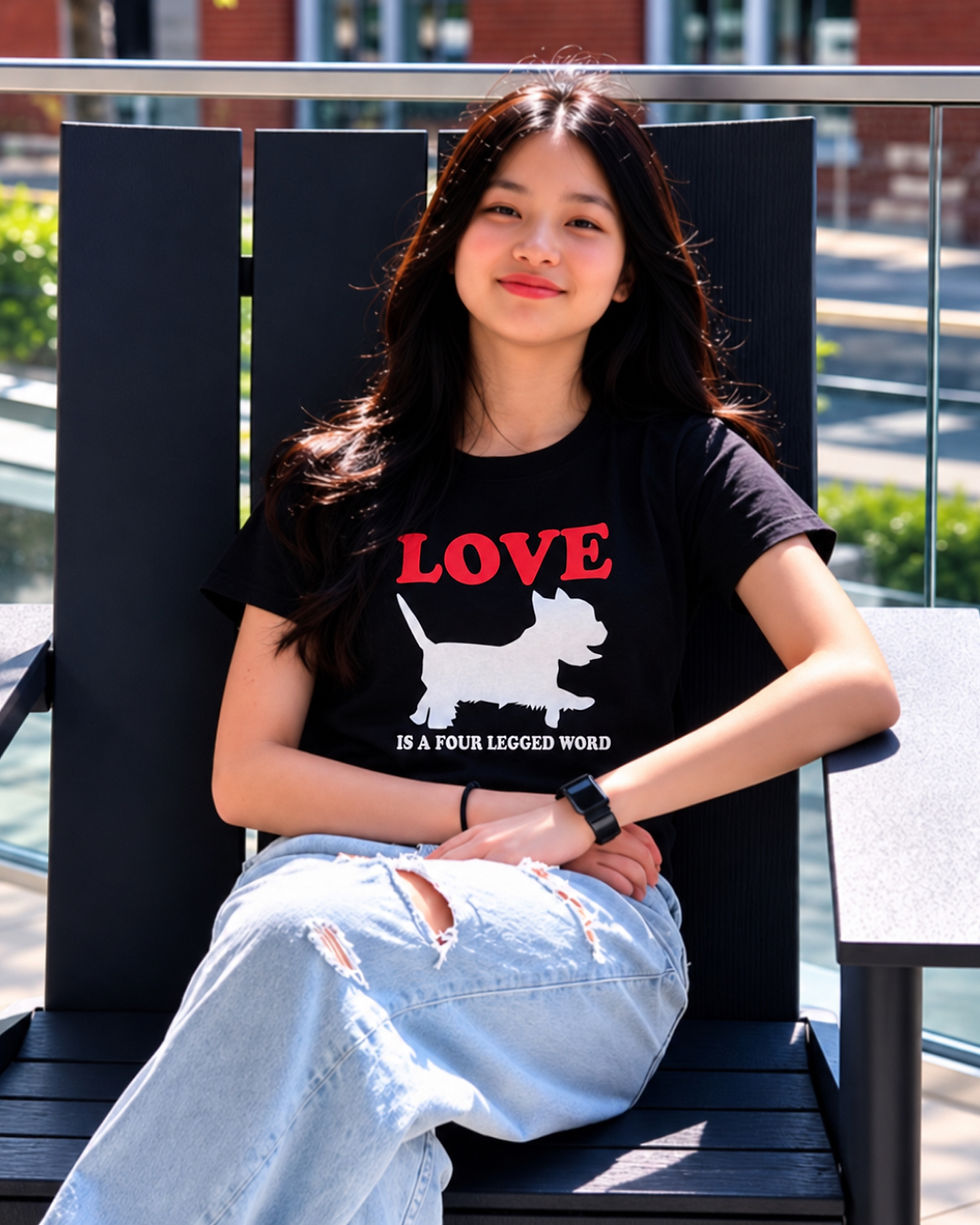 Miniature : Love Is A Four Letter Word Youth Tee