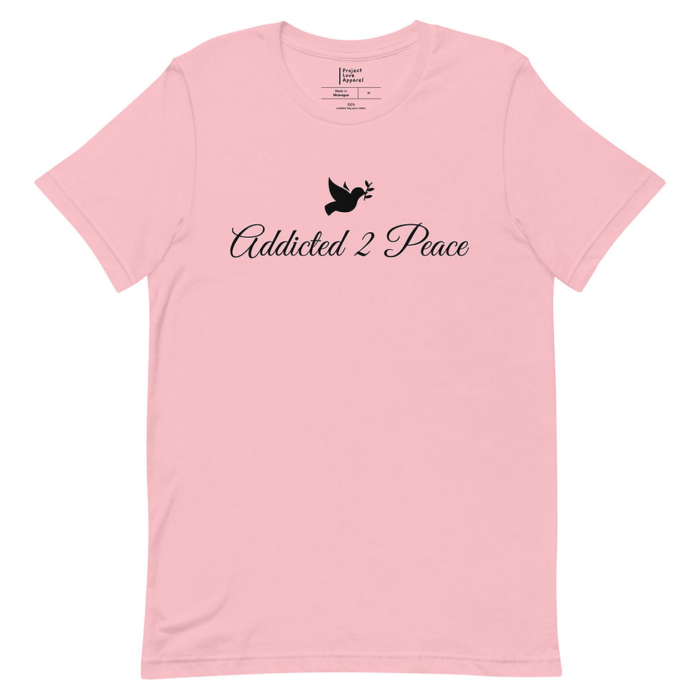 الصورة المصغرة: Addicted 2 Peace Women's White T- Shirt