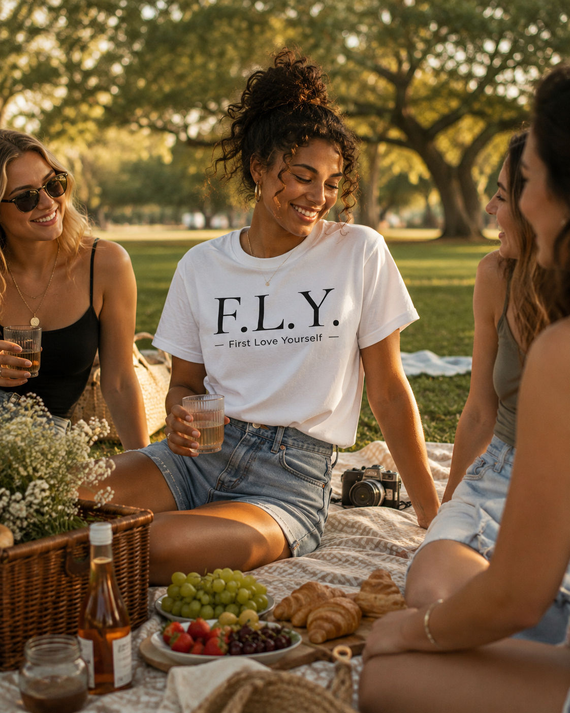 First Love Yourself White Unisex T-Shirt