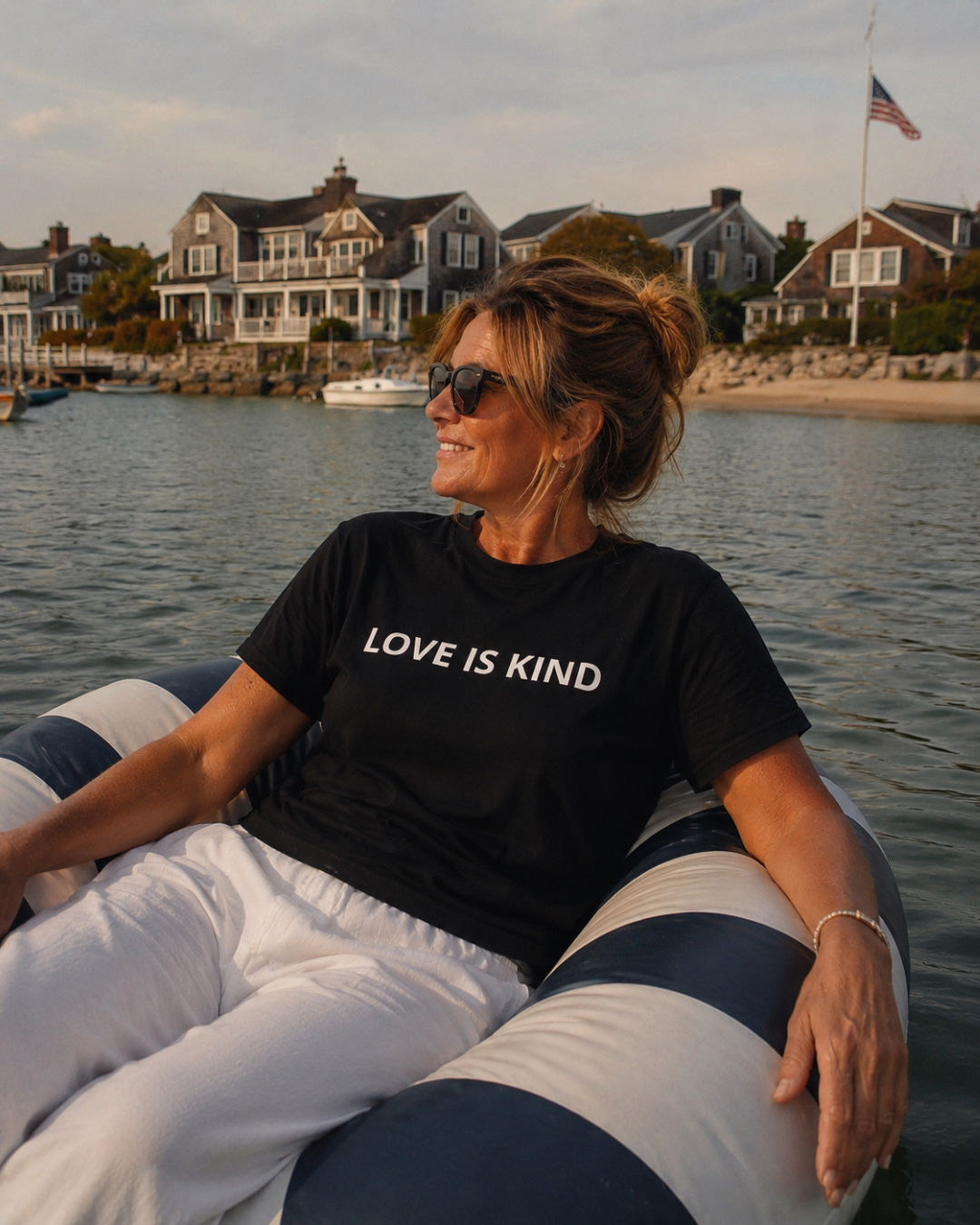Love Is Kind Unisex Black T-Shirt