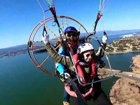 3月6日の琵琶湖の空