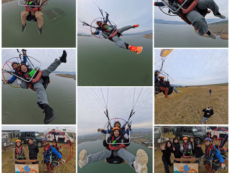 3月22日の琵琶湖の空