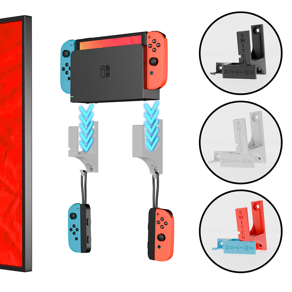 Miniatura: Base Soporte De Pared Para Nintendo Switch Oled