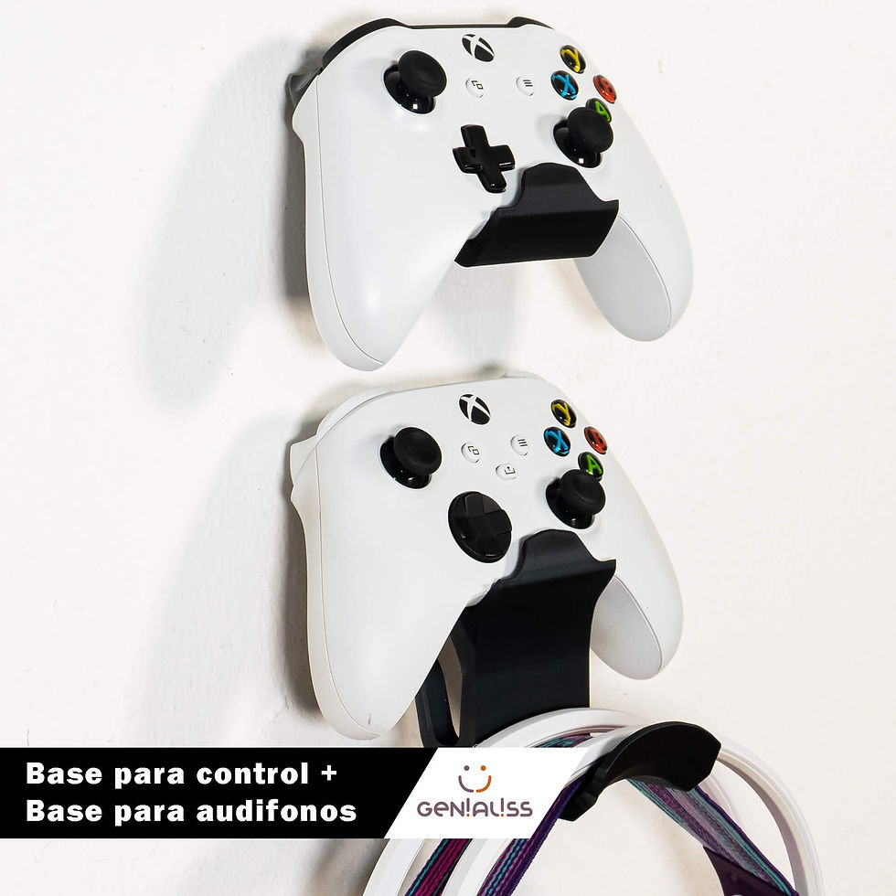 Miniatura: Base soporte de pared para 2 controles de Xbox One X y S / Series S y X