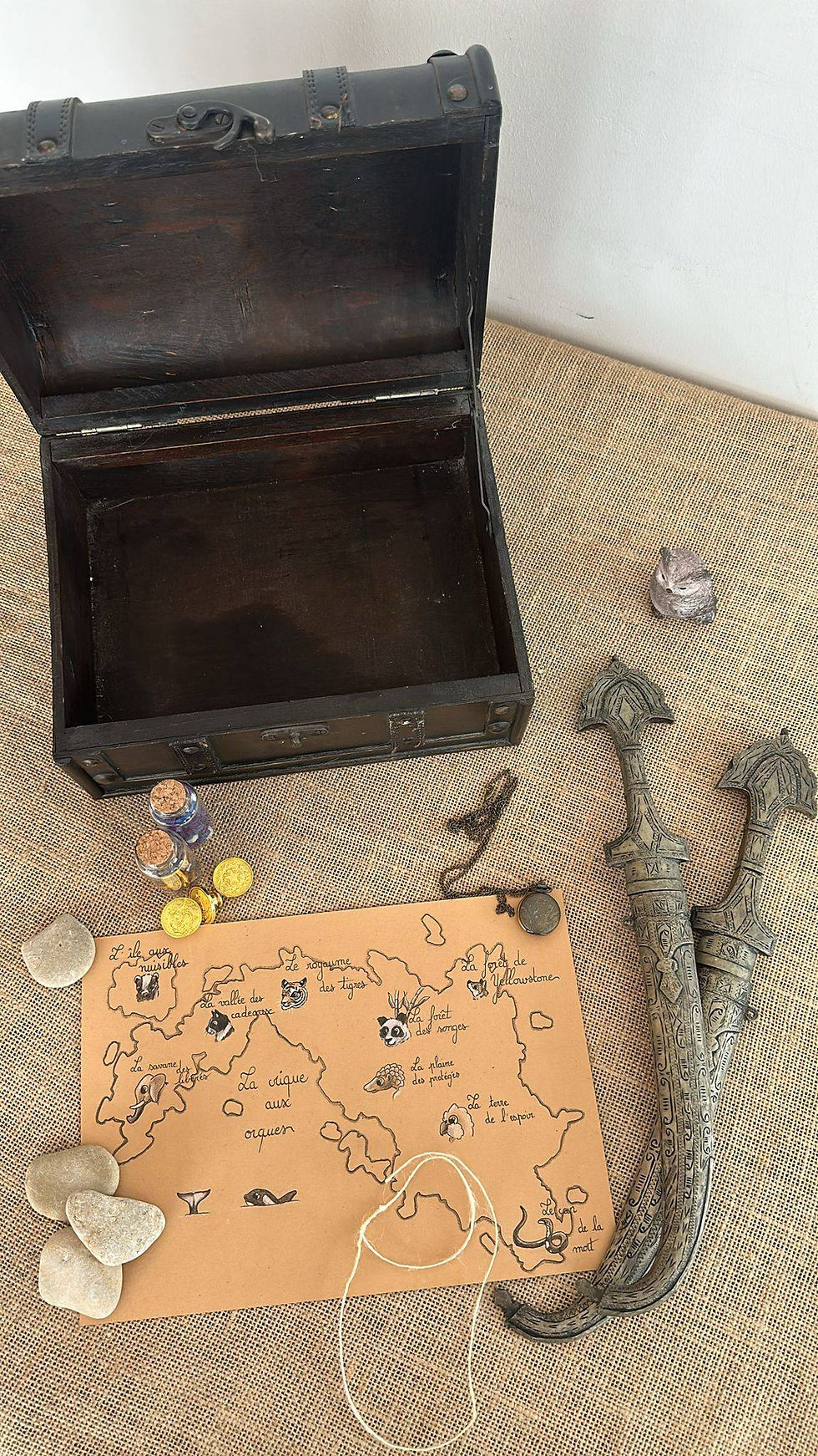 Carte avec du riz : activité pédagogique complète