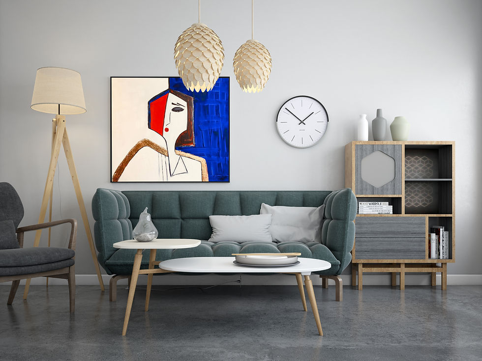 Thumbnail: DOS MUNDOS - 90x90 cm - Acrylic on canvas