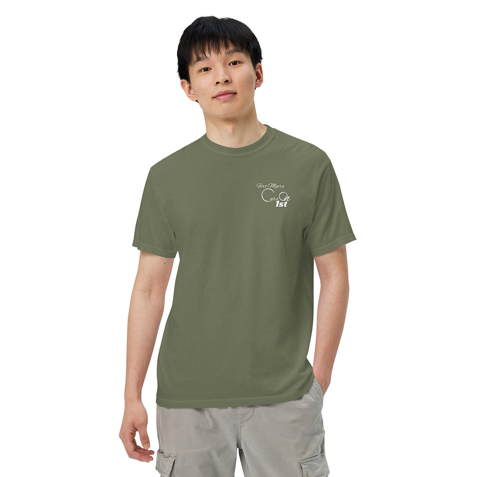 Thumbnail: 2026 Cars On 1st Unisex Garment-Dyed Heavyweight T-Shirt | Comfort Colors 1717