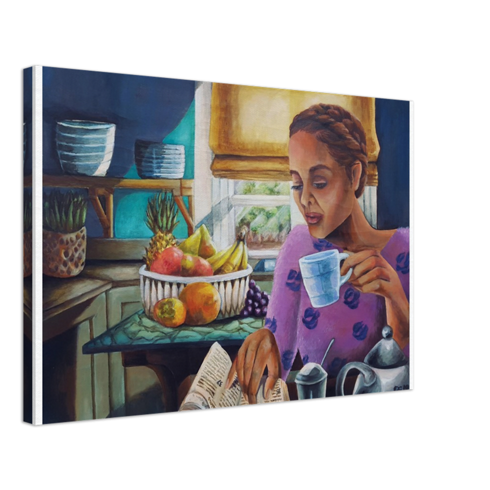 Thumbnail: Breaking The Fast- Print on Canvas