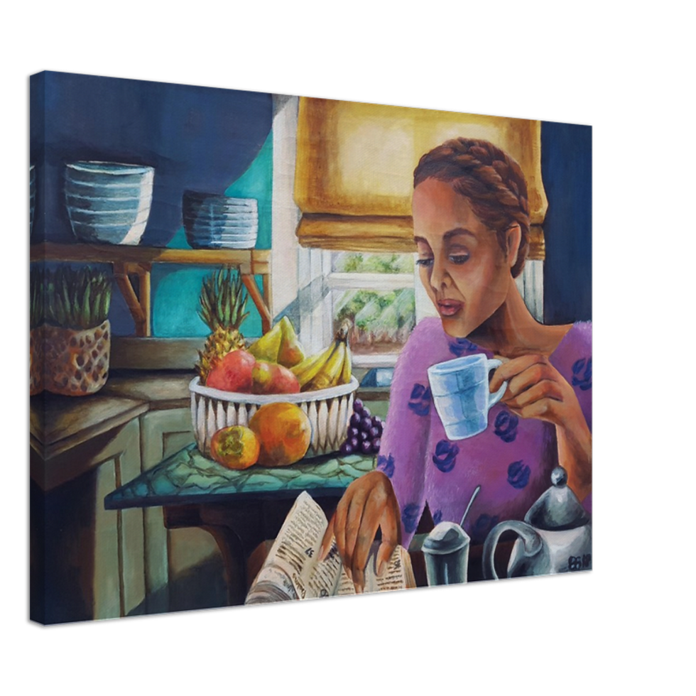 Thumbnail: Breaking The Fast- Print on Canvas