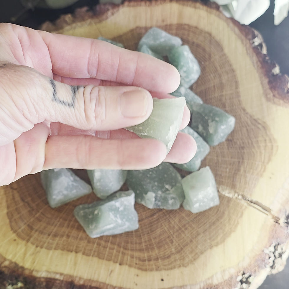 Thumbnail: Green Aventurine Raw Stones - Ethically sourced from Brazil - AA Grade