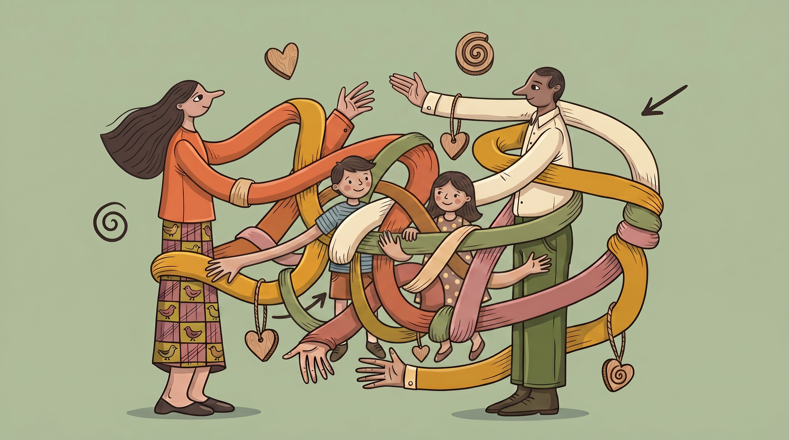 Illustration: at finde vej sammen