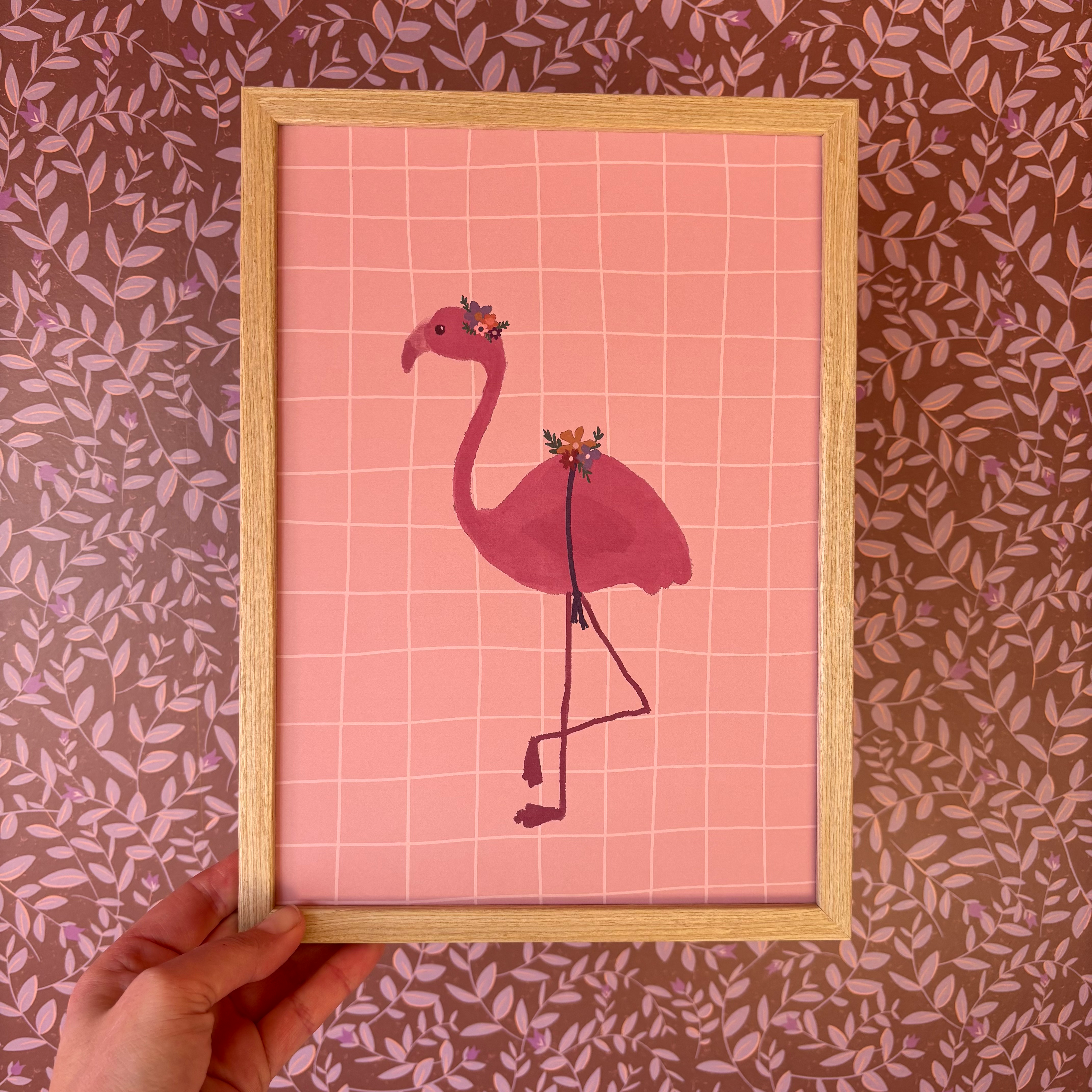Poster flamingo