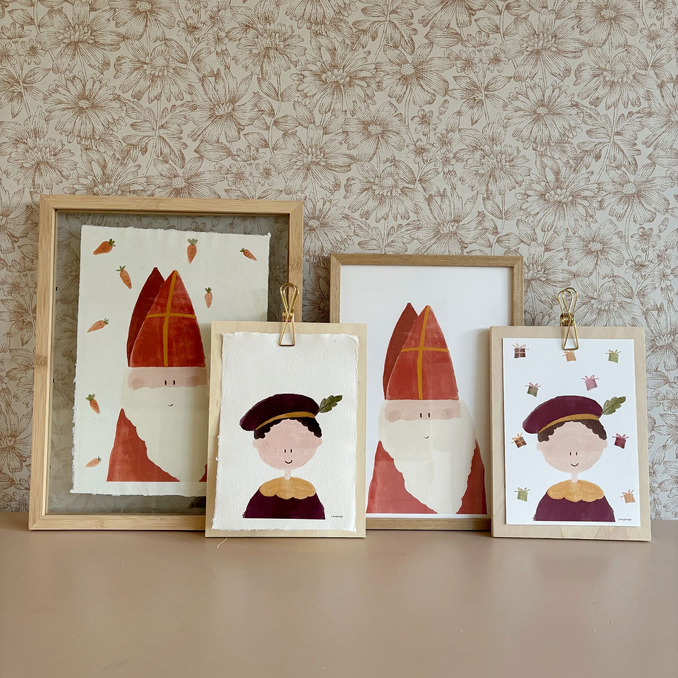 Thumbnail: Sint of Piet posters zonder achtergrondje