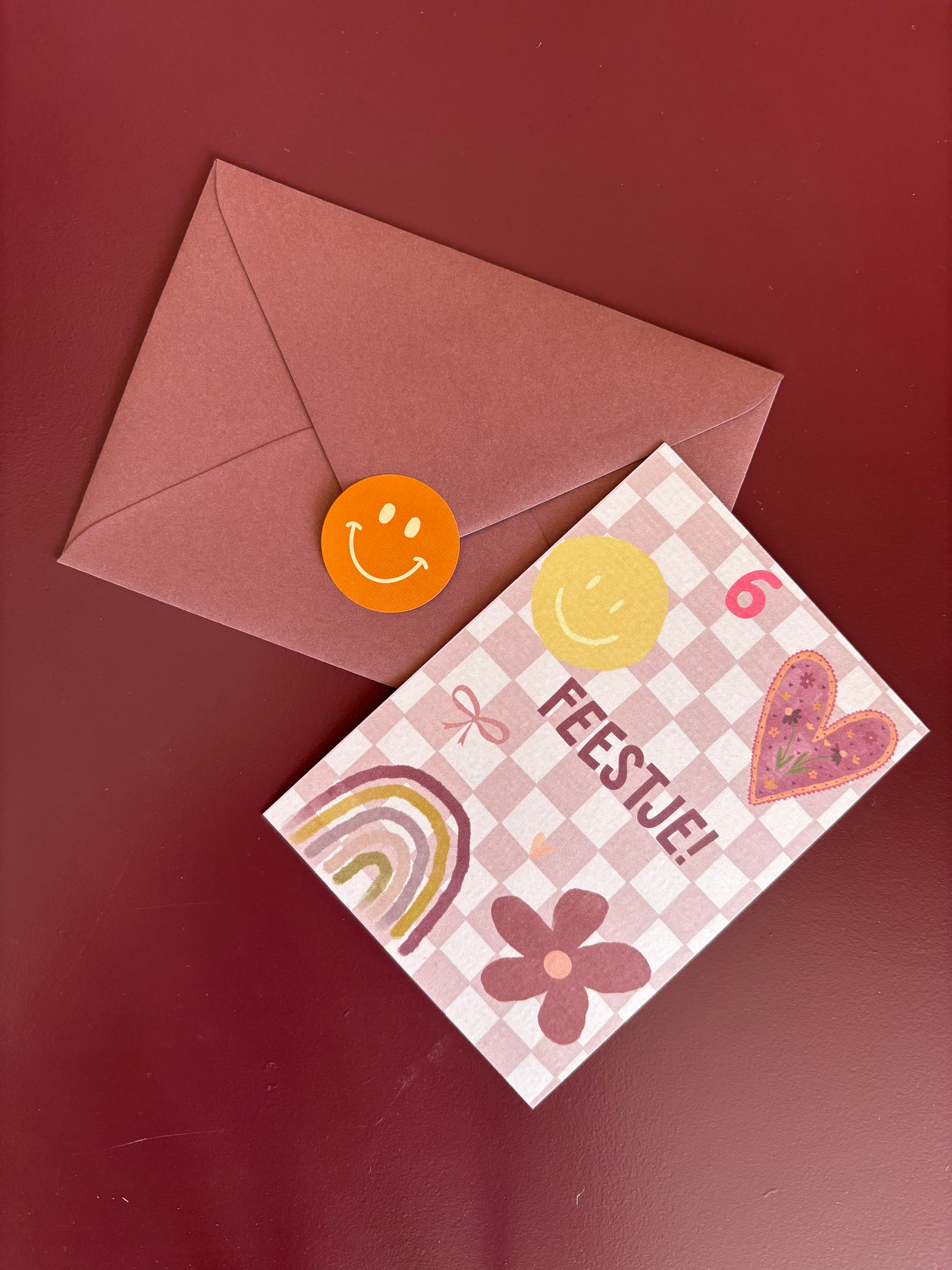 Uitnodigingskaart 'Feestje'