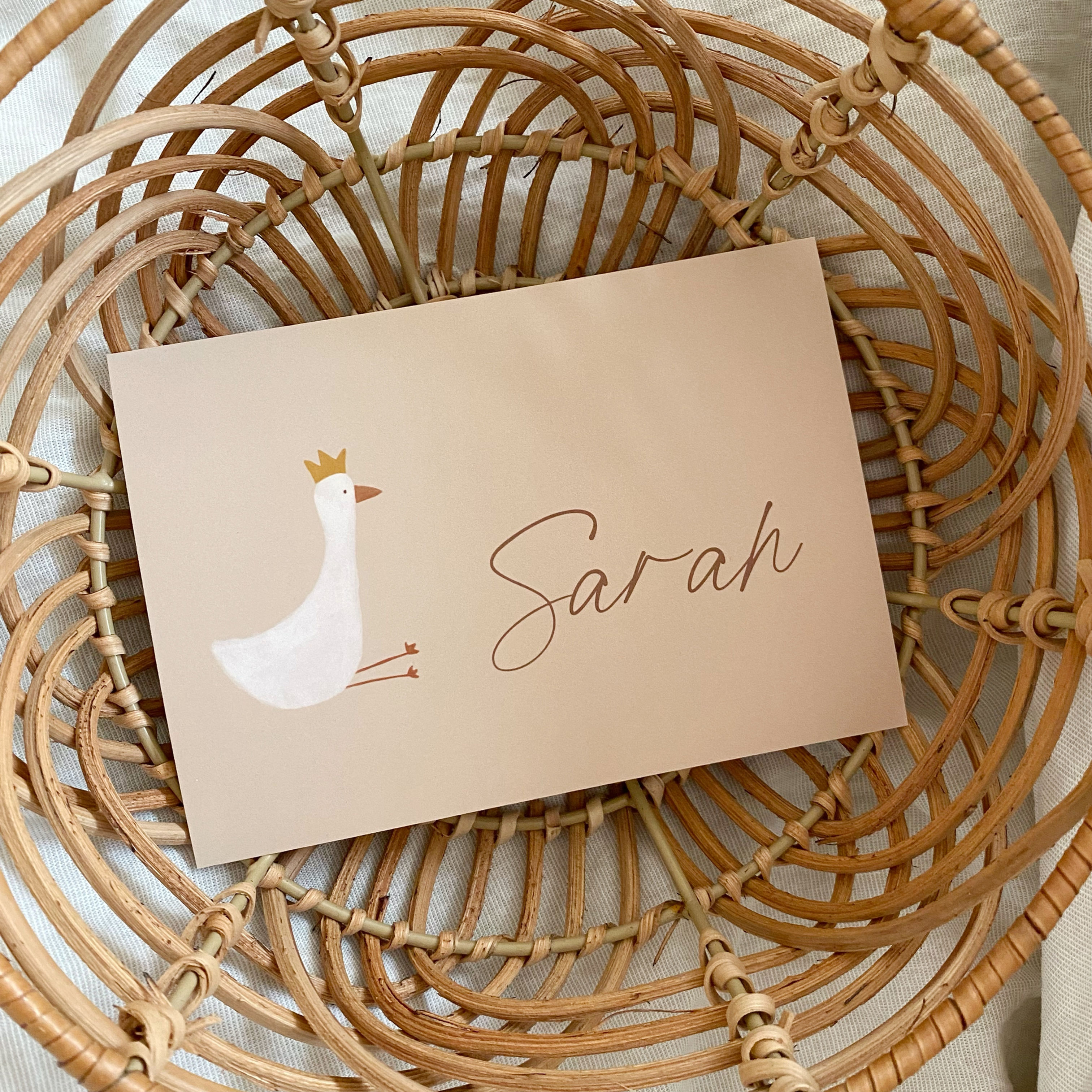 Sarah standaard geboortekaartje