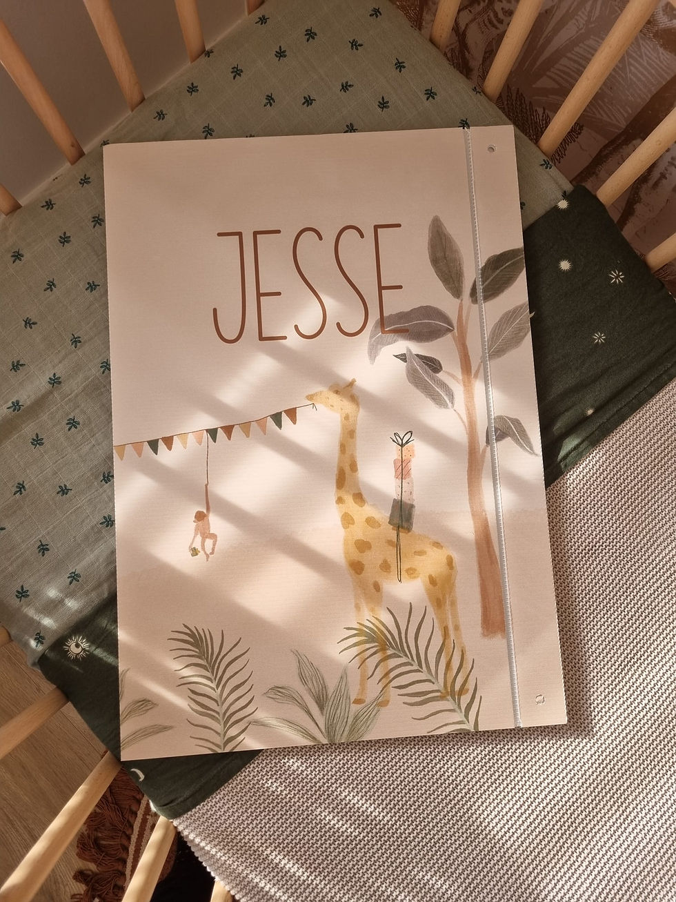Thumbnail: Geboortebord Jesse